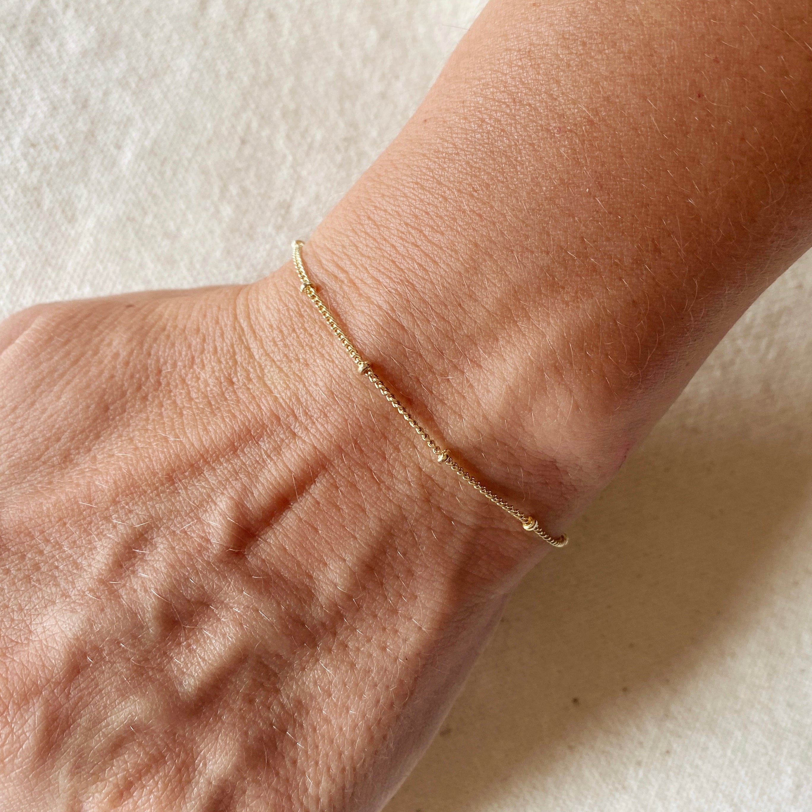 Mondsee 18k Gold Filled Satellite Bracelet | 18k Gold Filled Jewelry