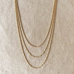 Mondsee 18k Gold Filled 1.3mm Singapore Chain | 18k Gold Filled Jewelry