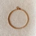 Mondsee 18k Gold Filled 2.5mm Beaded Bracelet | 18k Gold Filled Jewelry