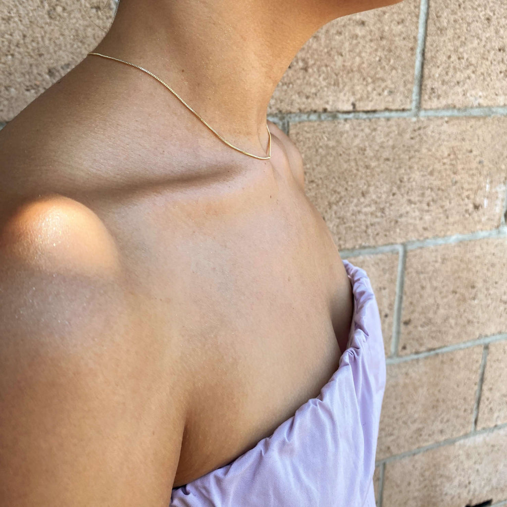 Mondsee 18k Gold Filled Adjustable Sizing Necklace | 18k Gold Filled Jewelry