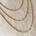 Mondsee 18k Gold Filled 1.7mm Singapore Chain | 18k Gold Filled Jewelry
