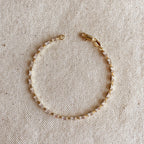 Mondsee 18k Gold Filled Baguette Tennis Bracelet | 18k Gold Filled Jewelry