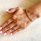 Mondsee 18k Gold Filled 4.0mm Curb Chain Bracelet | 18k Gold Filled Jewelry