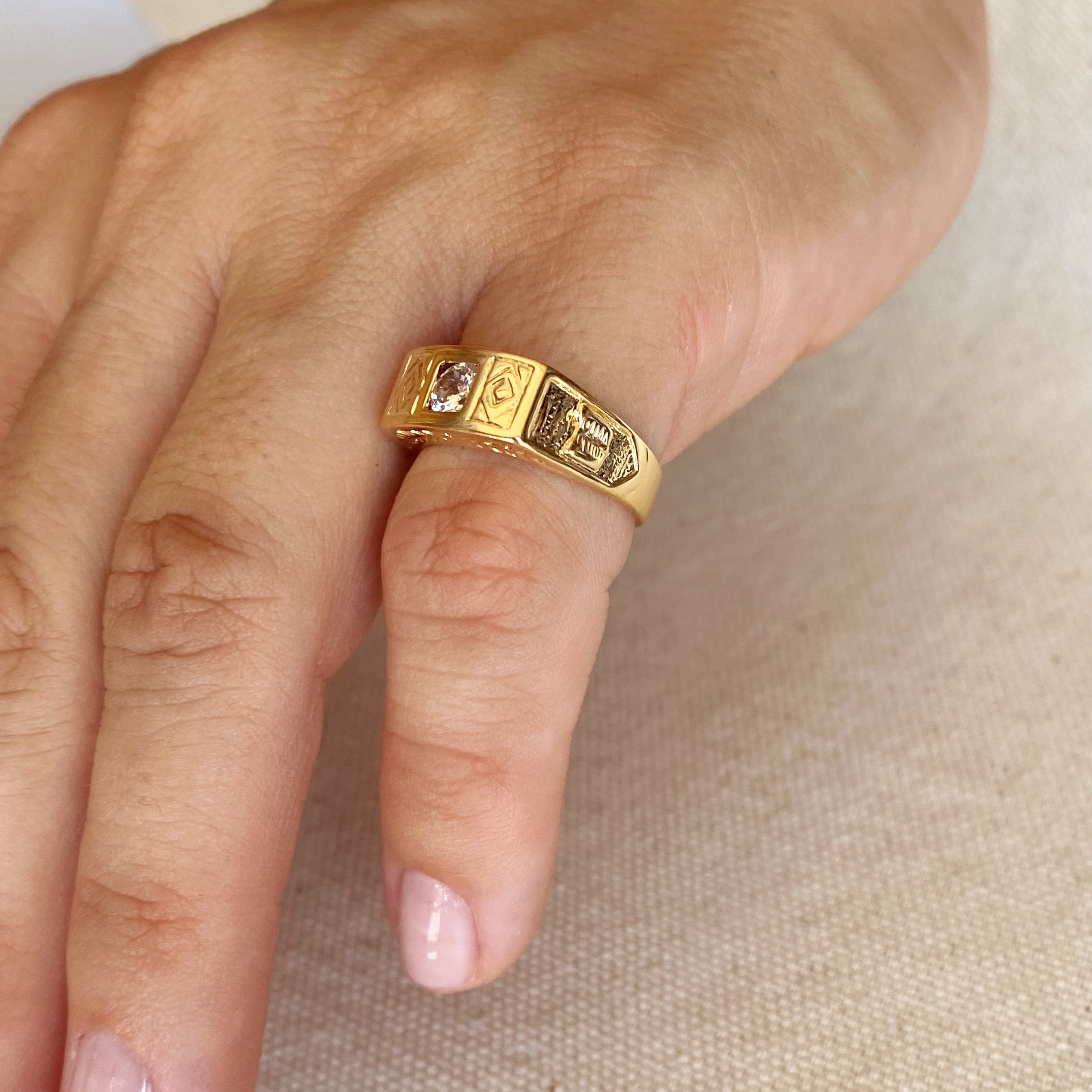 Mondsee 18k Gold Filled Boho Pinky Ring | 18k Gold Filled Jewelry