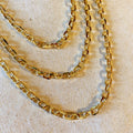 Mondsee 18k Gold Filled Diamond Cut Anchor Chain Necklace | 18k Gold Filled Jewelry