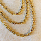 Mondsee 18k Gold Filled Diamond Cut Anchor Chain Necklace | 18k Gold Filled Jewelry
