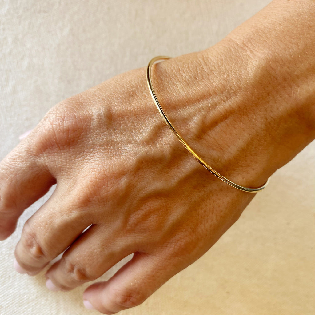 Mondsee 18k Gold Filled Bangle Bracelet | 18k Gold Filled Jewelry