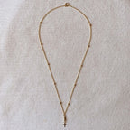 Mondsee 18k Gold Filled Simple Cross Necklace | 18k Gold Filled Jewelry