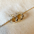 Mondsee 18k Gold Filled Italian Twisted Hoop Earrings | 18k Gold Filled Jewelry