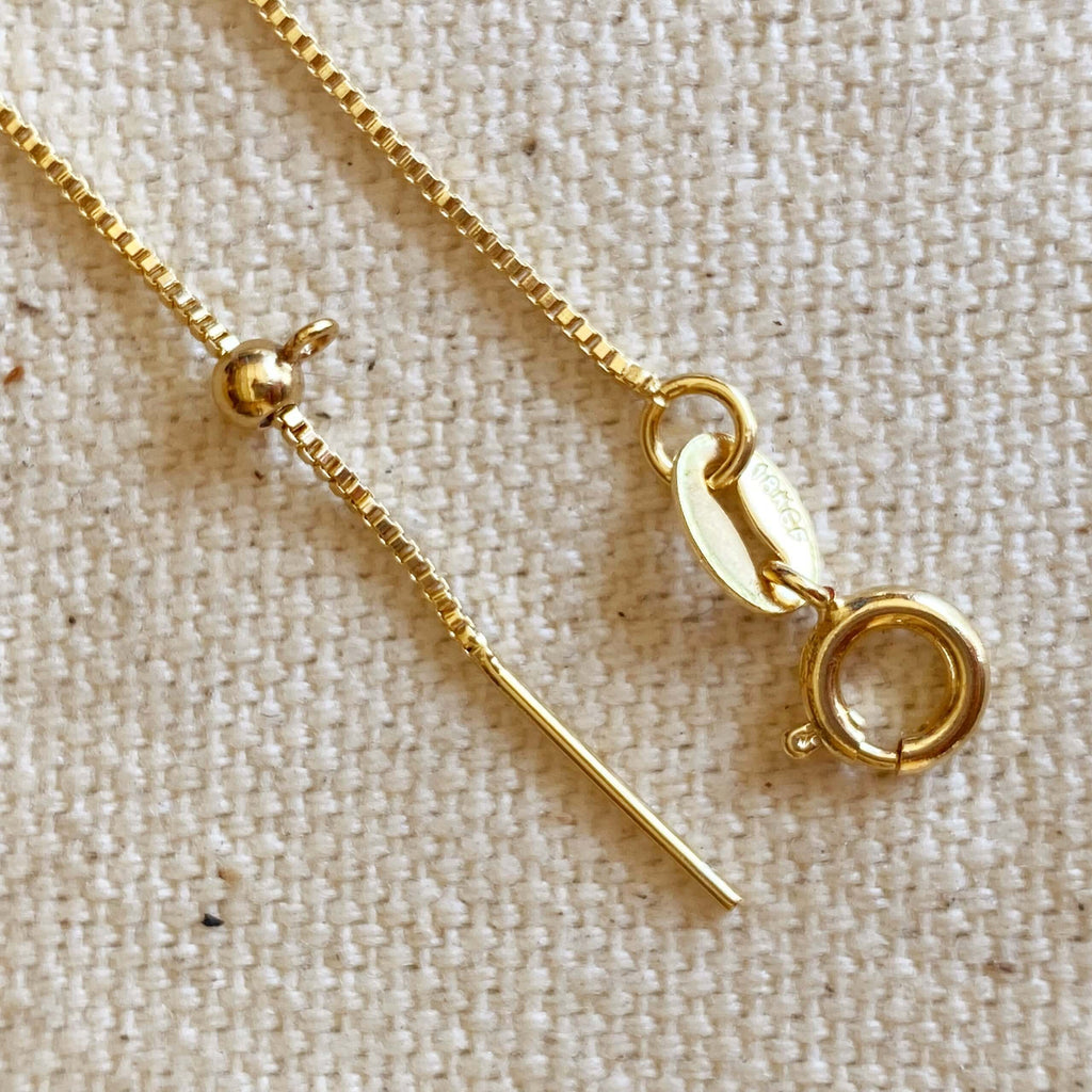 Mondsee 18k Gold Filled Adjustable Sizing Necklace | 18k Gold Filled Jewelry