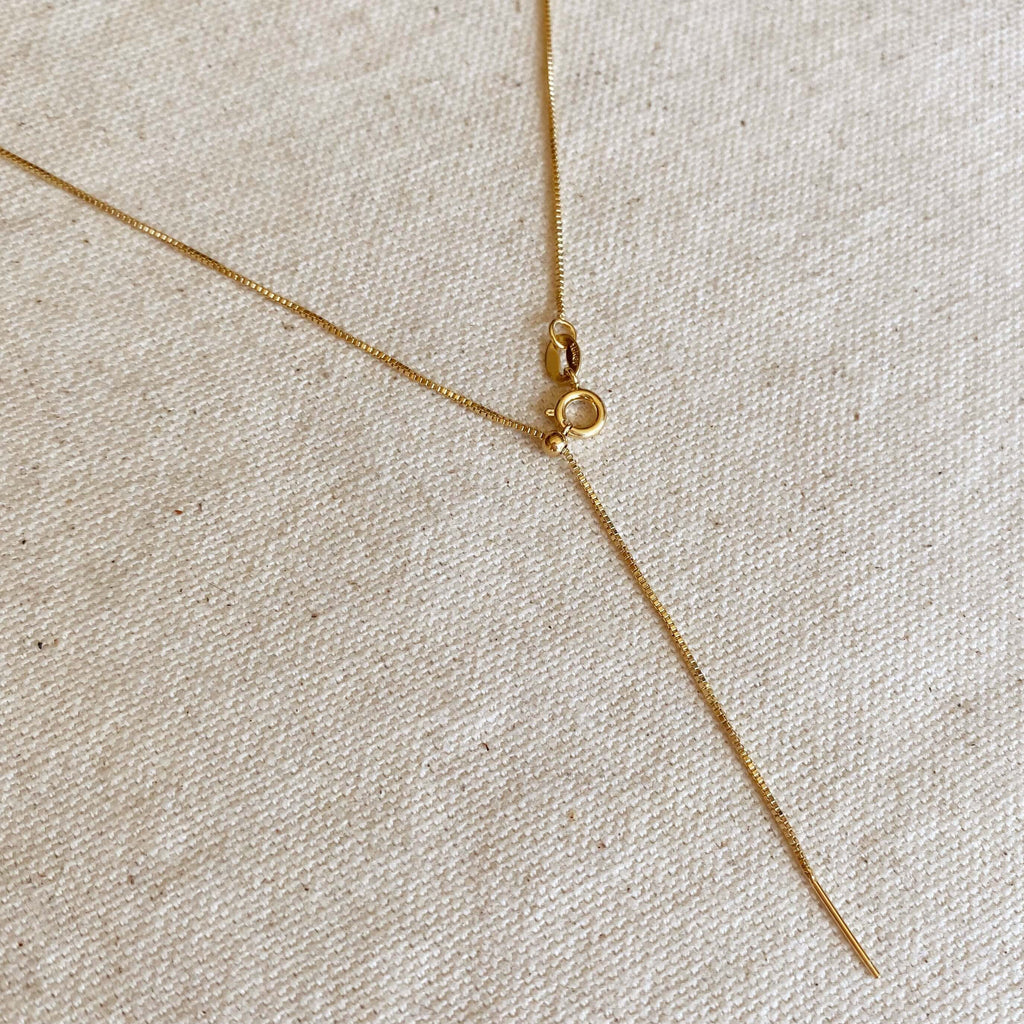 Mondsee 18k Gold Filled Adjustable Sizing Necklace | 18k Gold Filled Jewelry