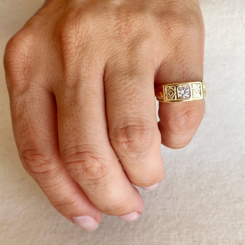 Mondsee 18k Gold Filled Boho Pinky Ring | 18k Gold Filled Jewelry