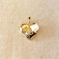 Mondsee 18k Gold Filled Faceted Heart Pendant | 18k Gold Filled Jewelry