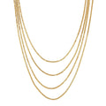 Mondsee 18k Gold Filled 2mm Dot Chain Necklace | 18k Gold Filled Jewelry