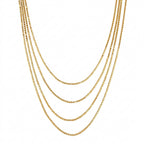 Mondsee 18k Gold Filled 2mm Dot Chain Necklace | 18k Gold Filled Jewelry