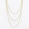 Mondsee 18k Gold Filled 1mm Spaced Beaded Chain | 18k Gold Filled Jewelry